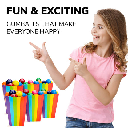 1.3 Inch Large Gumballs - 32 mm Giant Gumballs Bulk - 1.7 Lb Gumball Machine Refills - 100 Pcs Big Gumballs - Bulk Christmas Gum for Kids