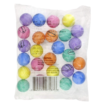 25pcs Bouncy Balls Bulk 45mm 1.8 inch- Letter Bouncing Balls Party Favors for Kids - Vending Machine Toys School Carnival Prize Gifts