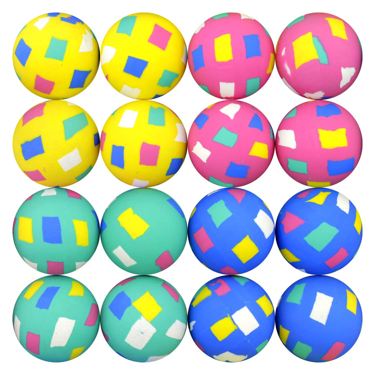 Bouncy Balls for Kids and Capsule Vending Machine - Rubber Balls 50 pcs in Bulk 49 mm