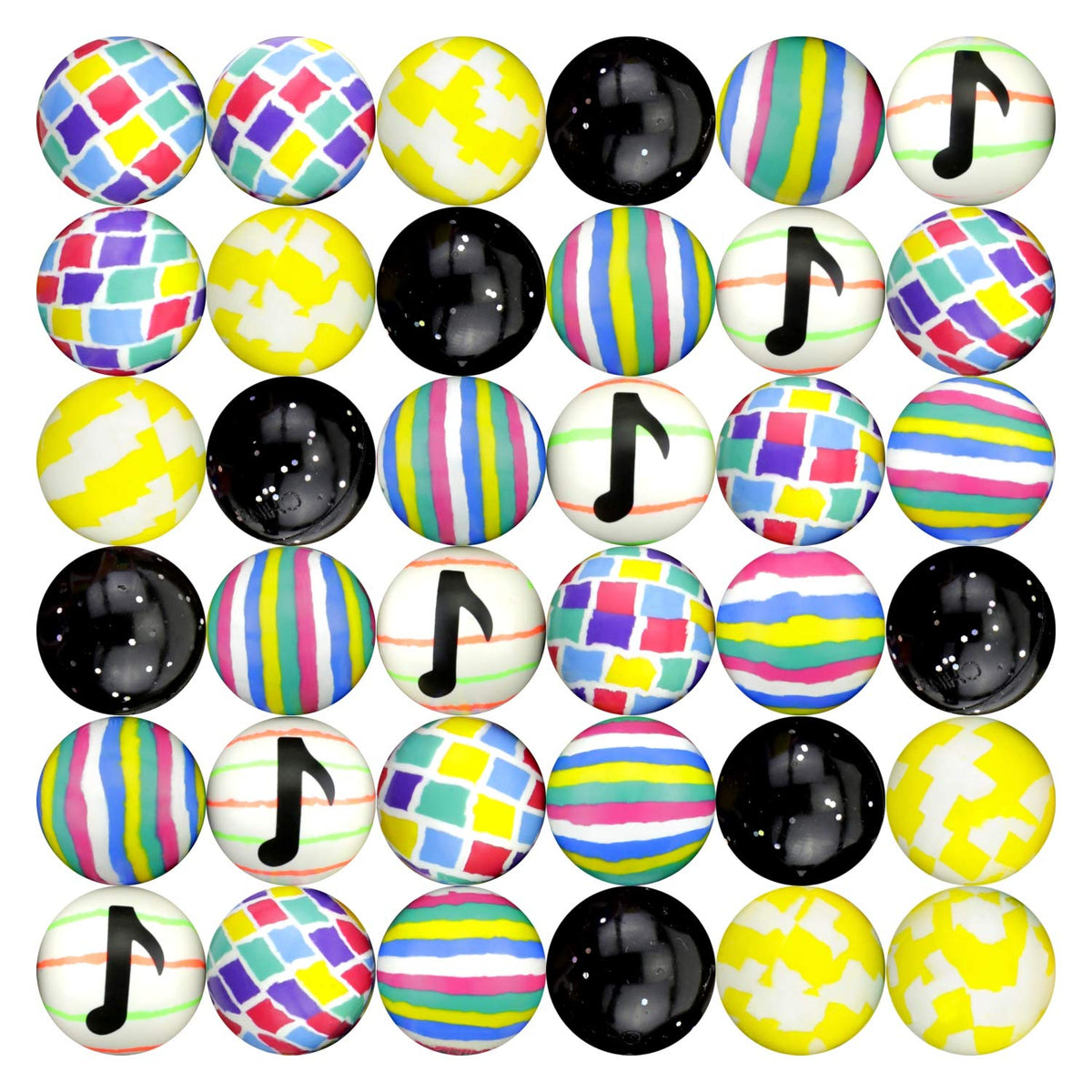 Bouncy Balls for Vending Machine Capsules 50 pcs in Bulk 45 mm