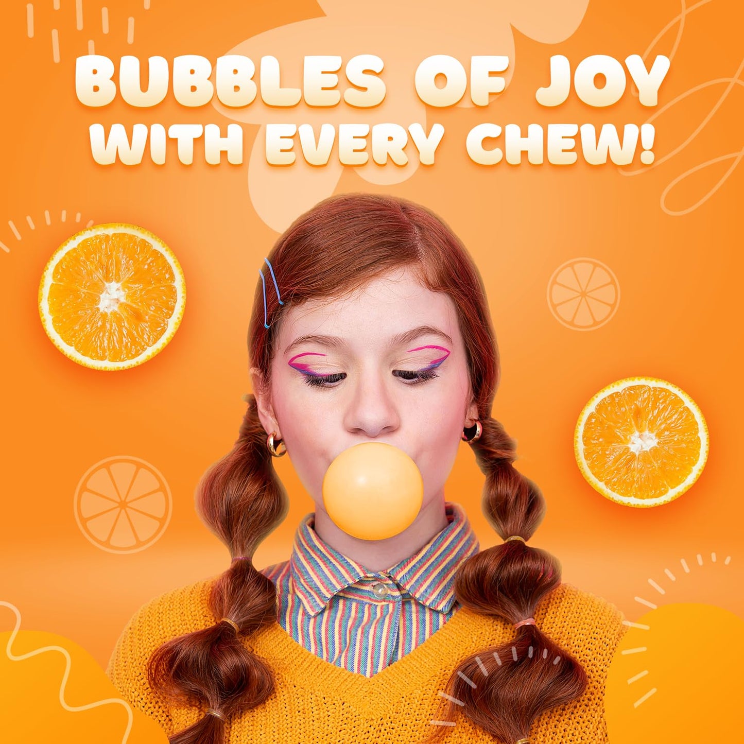 Gumballs for Gumball Machine - 0.5 Inch Gum Balls - Chewing Bubble Gum - 1.9 LB Kids Gum Bulk Gumball Machine Refills - 515 Pcs Little Gumballs