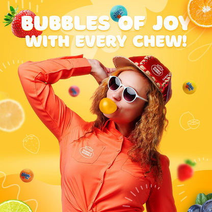 Gumballs for Gumball Machine - 1 Inch Candy Filled Gumballs - 1.7 Lb Gumball Machine Refills - 85 Pcs Candy Filled Large Gumballs Bulk - Bubble Gum Refill for Machine - Bulk Gum for Kids