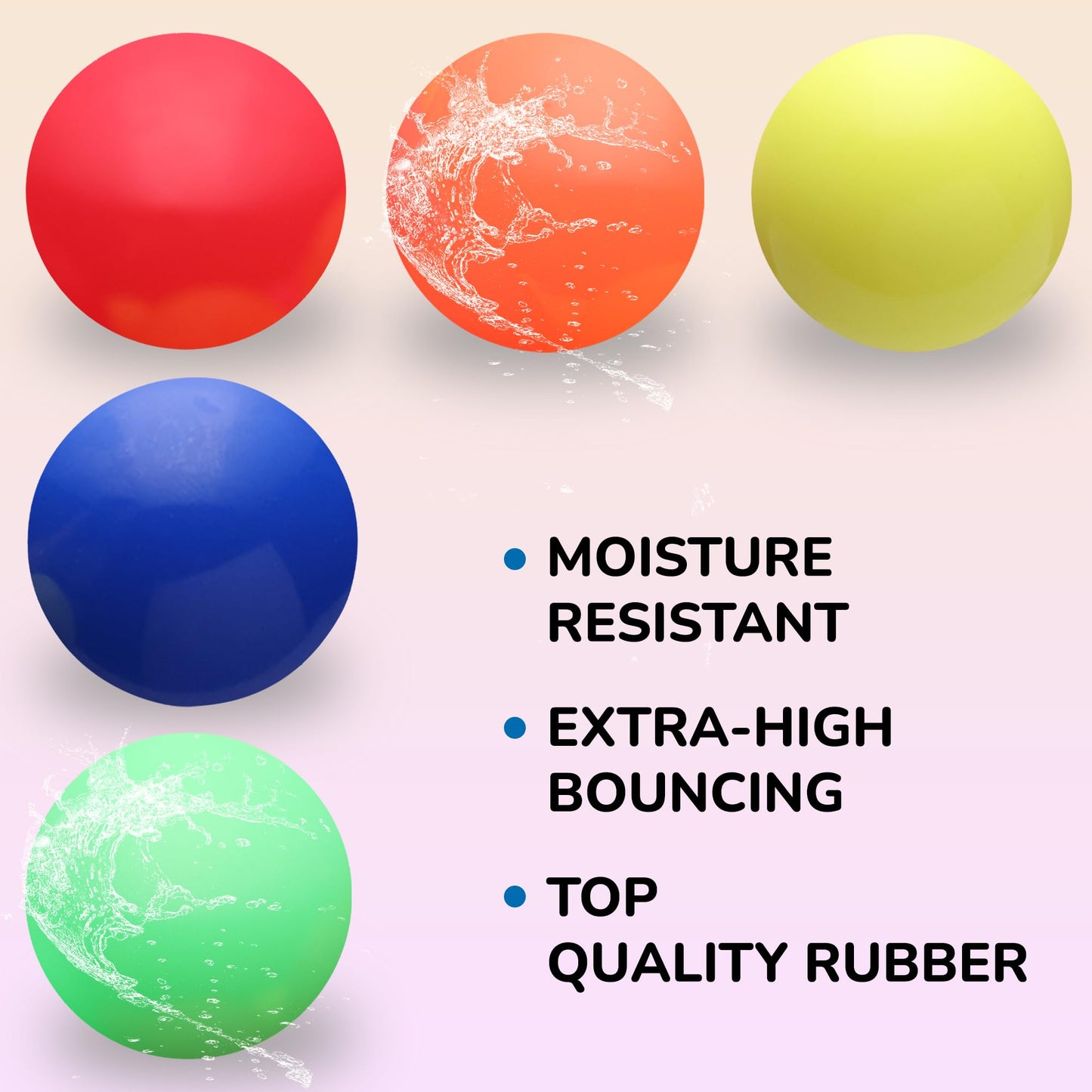 Bouncy Balls - 50 Pcs Small Bouncing Balls - 1.26 Inch Bounce Balls - Bouncing Balls for Kids - Vending Machine Toys