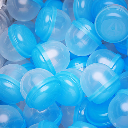 Capsule Vending Machine Translucent Blue Acorn Capsules Empty 50 pcs 2 inch - Gumball Machine Capsules Bulk Party Favors DIY Containers - Easter Basket Stuffers Gifts Pinata Stuffers