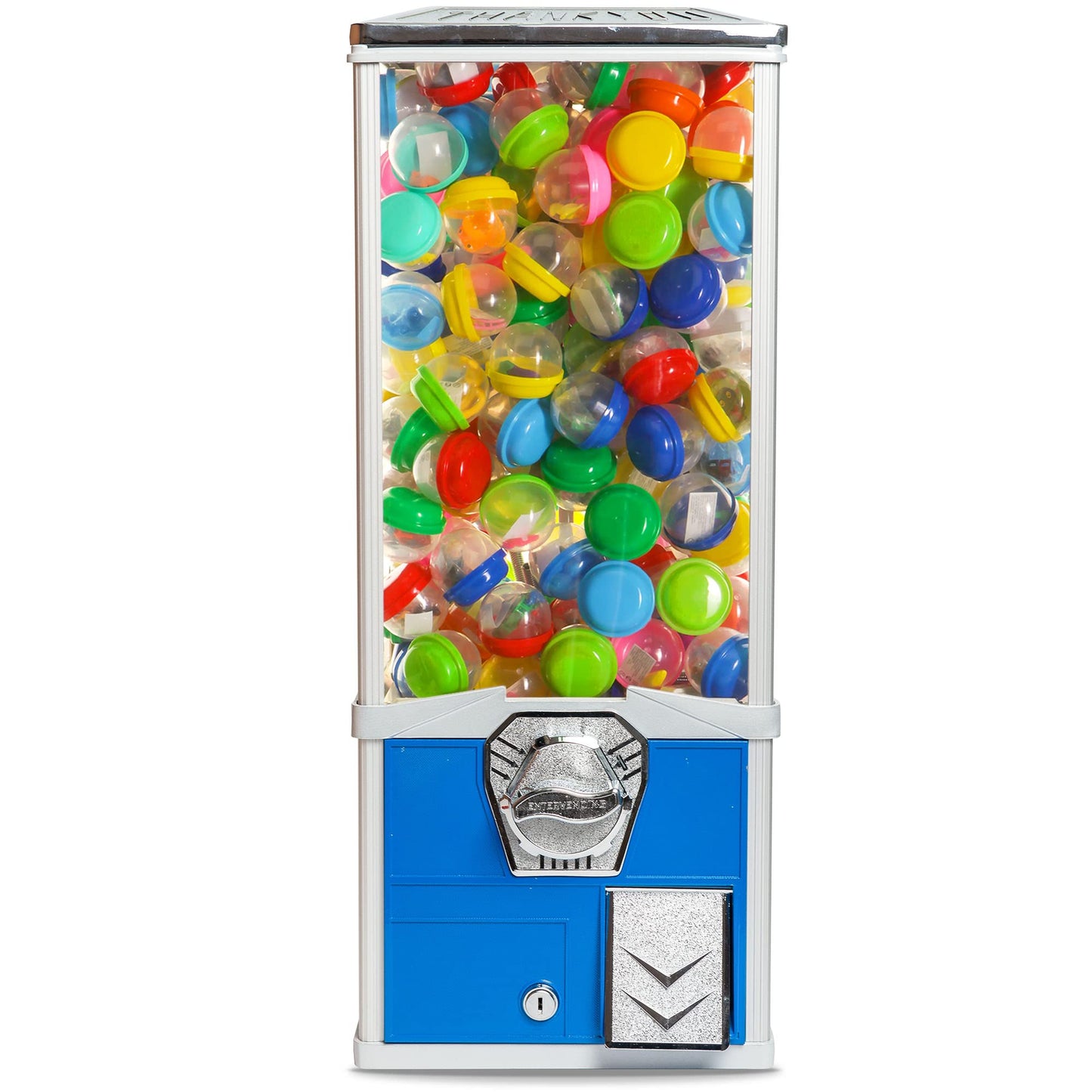 Vending Machine - Big Capsule Vending Machine - Prize Machine - Commercial Vending Machine for 2 Inch Round Capsules Gumballs Bouncy Balls