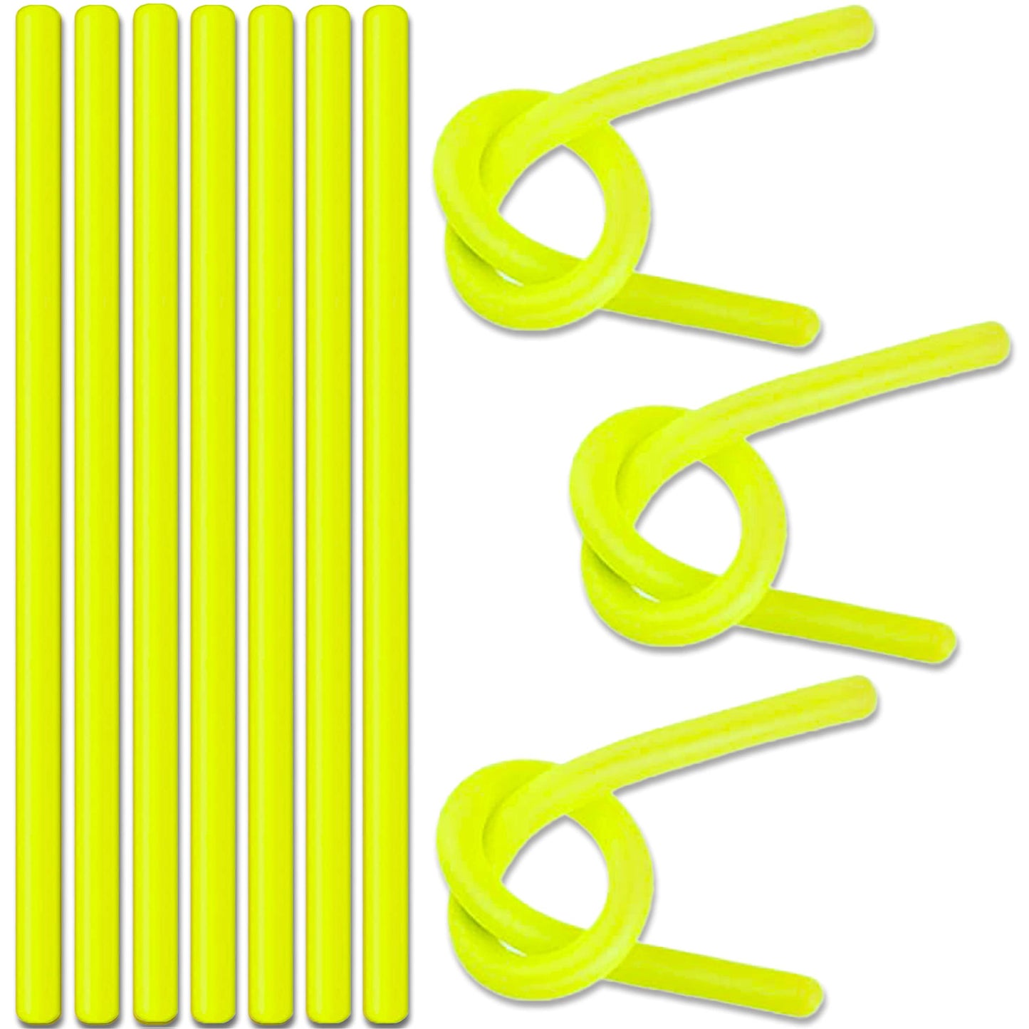 Monkey Noodles - 10 Stretchy Sensory Toys for Kids and Toddlers - Autism Sensory Products - Stretchy String - Party Favors for Kids - Treasure Box Toy for Classroom - Easter Fillers - Yellow