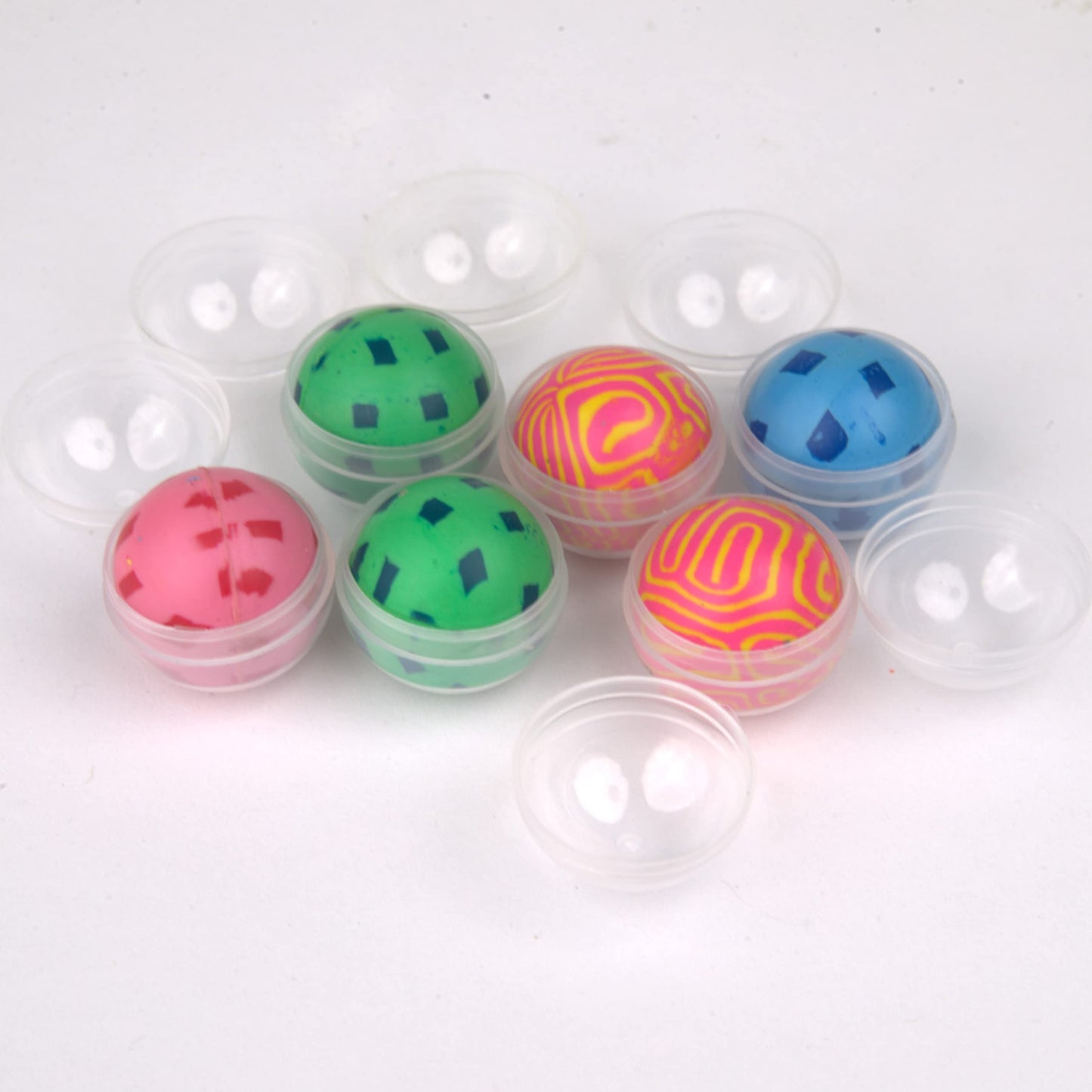 Vending Machine Empty Round Clear Capsules - Capsule for Toy Gumball Machines Small Containers Surprise for Kids Party Favor Prize