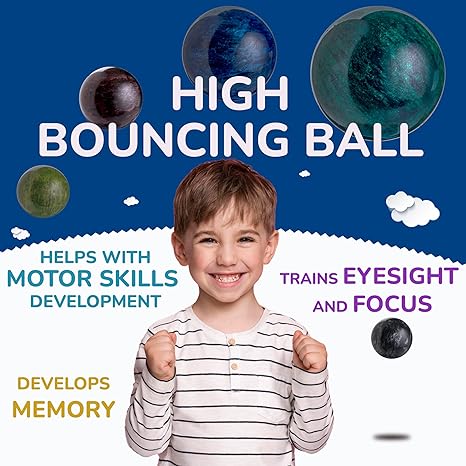 Entervending Bouncy Balls Bulk Little Bowling Ball for Kids and Gumball Machine 50 pcs 32 mm 1.26"