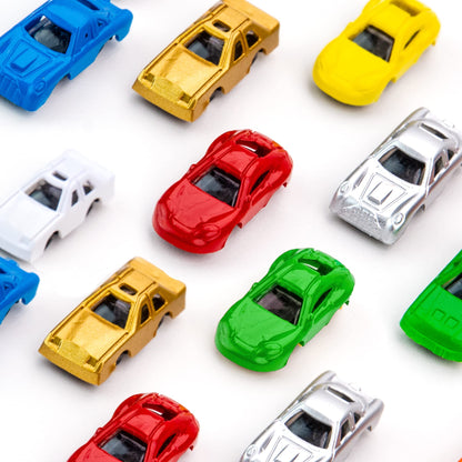 Mini Cars for Kids - Plastic Car Toys Bulk - Easter Egg Fillers - Little Cars Toys - Tiny Plastic Toys for Goody Bags, Party Favors, Classroom Prizes