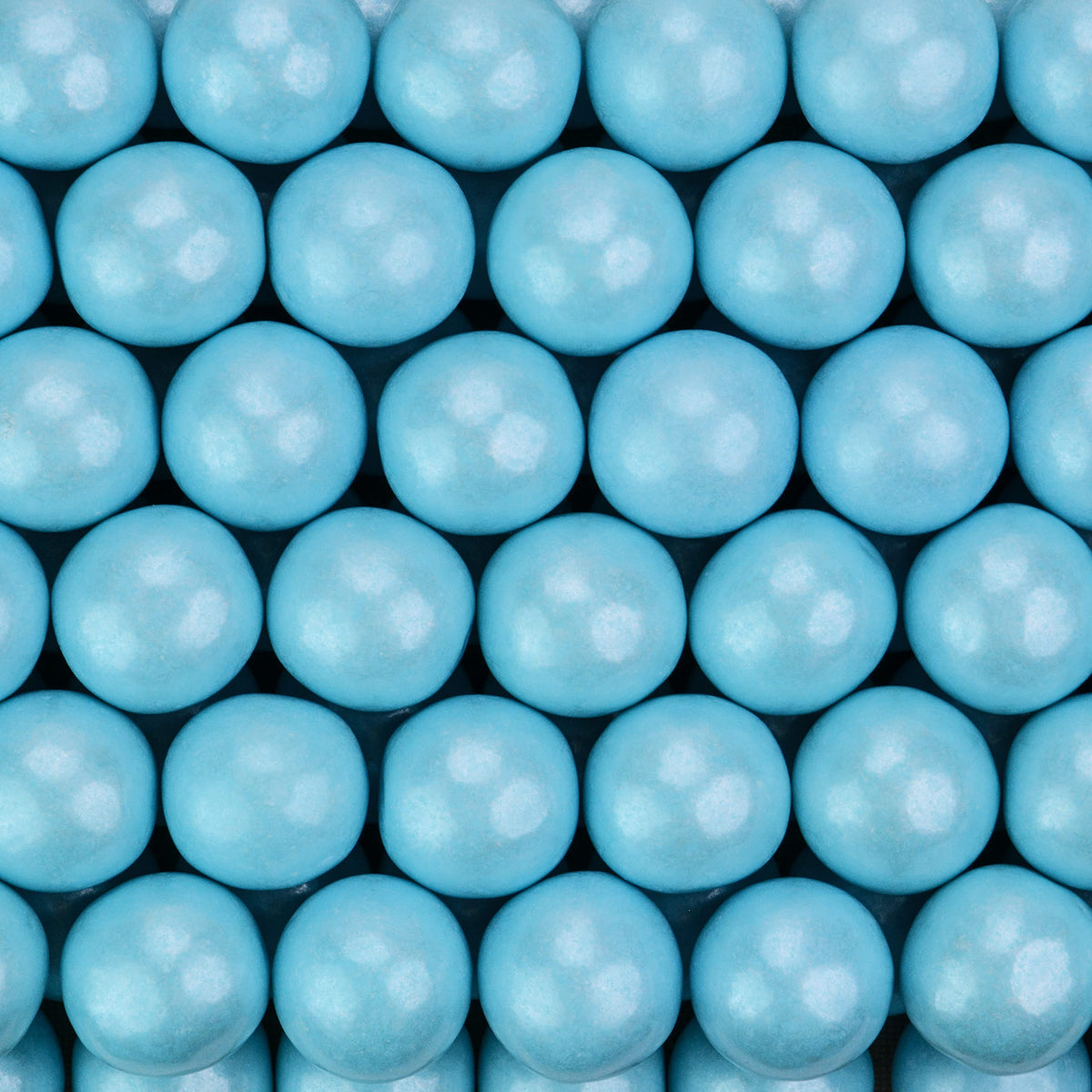 Gumballs for Gumball Machine - Shimmer Powder Blue Gumballs - Blueberry Flavored Bubble Gum 1 Inch Large Gumballs - Kids Gum - Bulk Gum Balls 2 Lb