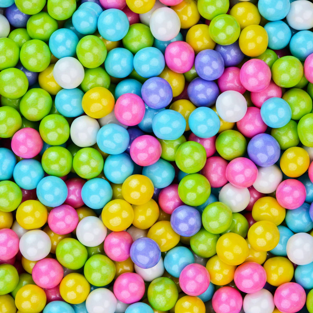 Variation of Shimmer Sixlets in 2 Lb bags