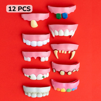 Halloween Fake Teeth for Party Favors for Kids - Easter Egg Fillers - Goodie Bag Supplies - Pinata Stuffers - Bulk Gifts for Kids