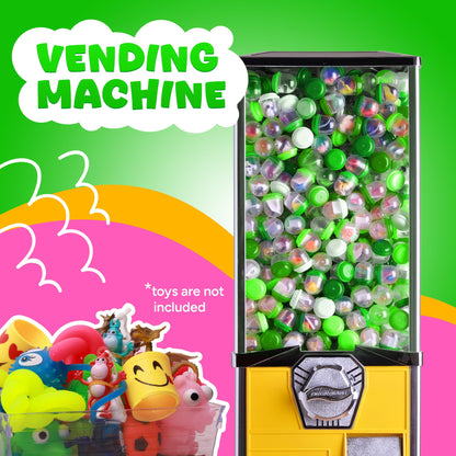 Capsule Vending Machine Translucent Green Acorn Capsules Empty 50 pcs 2 inch - Gumball Machine Capsules Bulk Party Favors DIY Containers - Easter Basket Stuffers Gifts Pinata Stuffers