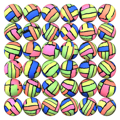 Bouncy Balls for Kids and Capsule Vending Machines Rubber Ball 50 pcs in Bulk 45 mm