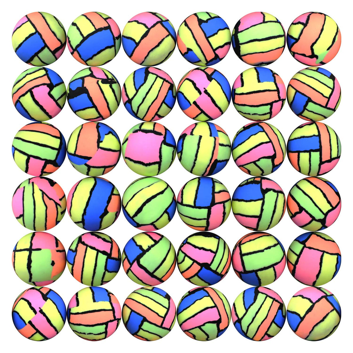 Bouncy Balls for Kids and Capsule Vending Machines Rubber Ball 50 pcs in Bulk 45 mm
