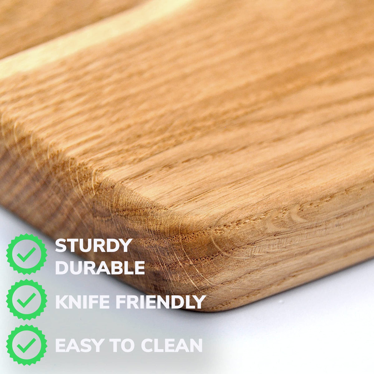 8x6 Inches Small Wood Cutting Board - Oak Cutting Board - Real Wood Cutting Board - Chopping Board for Kitchen - Edge Grain Oak Wood Board