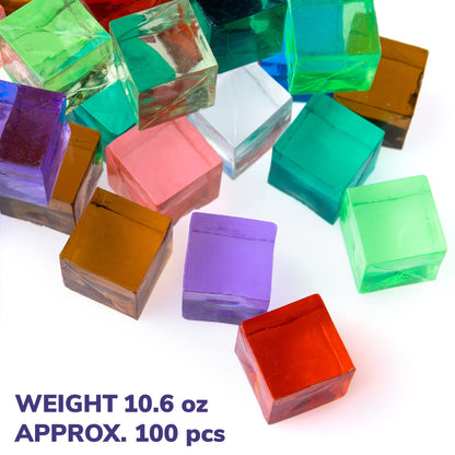 Acrylic Gems - 10.6 OZ (300 g) Jewels - Assorted Color Plastic Gemstones - Table Scatters Crystals - Aquarium Jewels Decor