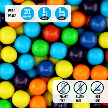 Gumballs for Gumball Machine - 1 Inch Large Gumballs - Assorted Flavored Bubble Gum Balls - Gumball Machine Refills - Bubble Gum Bulk 2 Lb