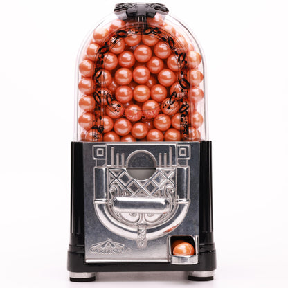 Shimmer Gumballs - Orange Candy Bubble Gum for Kids - 45 Pearl Orange Gumballs per Bag Chewing Gum - Nostalgic Valentines Candy for Party Favors Easter Basket & Sweet Treats, 16mm (0.62 inch)