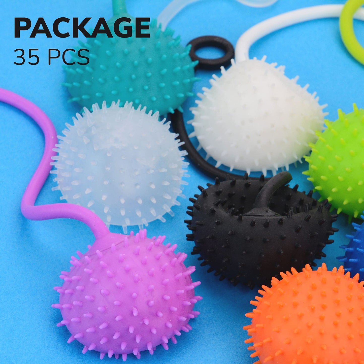 Yoyos for Kids - Stretchy Yoyo Balls for Party Favors - Goodie Bag Supplies and Pinata Stuffers - Prizes for Kids Classroom - Vending Machine Toy