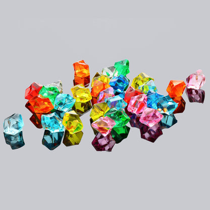 Acrylic Gems - 10.6 OZ (300 g) Jewels - Assorted Color Plastic Gemstones - Table Scatters Crystals - Aquarium Jewels Decor