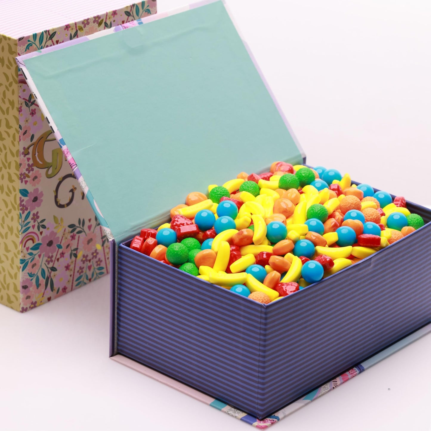 Fruit Runts Candy 7.5 OZ (213g) - 4 Packs - Assorted Hard Candy Bulk for Party Favors Goody Bags Cake Decorations Pinata Mix Gumball Machine Refills Fruit Shaped Candies