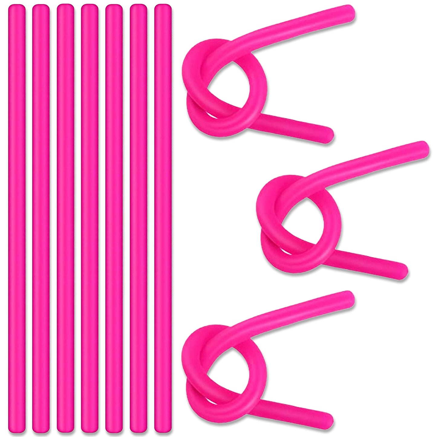 Monkey Noodles - 10 Stretchy Sensory Toys for Kids and Toddlers - Autism Sensory Products - Stretchy String - Party Favors for Kids - Treasure Box Toy for Classroom - Easter Fillers - Pink