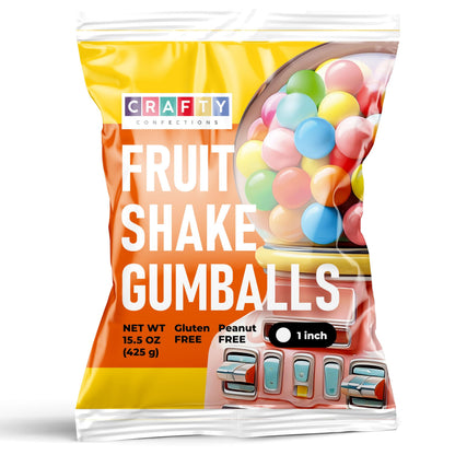 Gumballs for Kids - 1 Inch Large Double Bubble Gumballs - 15 OZ Baseball Chewing Gum Assorted Fruit Flavored Bubble Gum for Gumball Machine - Sweet Gum Balls in Bulk