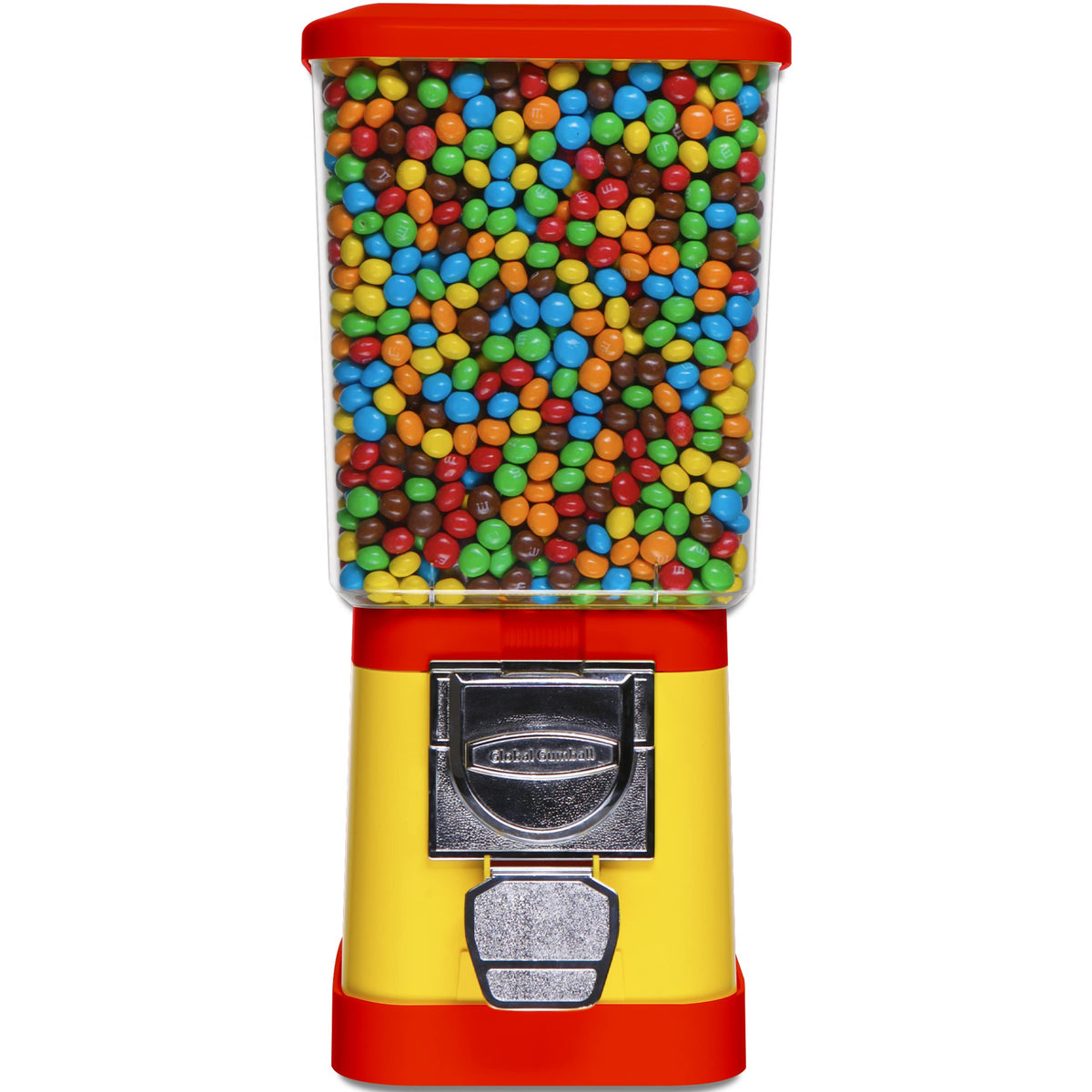 Candy Dispenser - Home Vending Machine - Red and Yellow Candy Vending Machine Without Stand Nuts Pet Food Vending Dispenser
