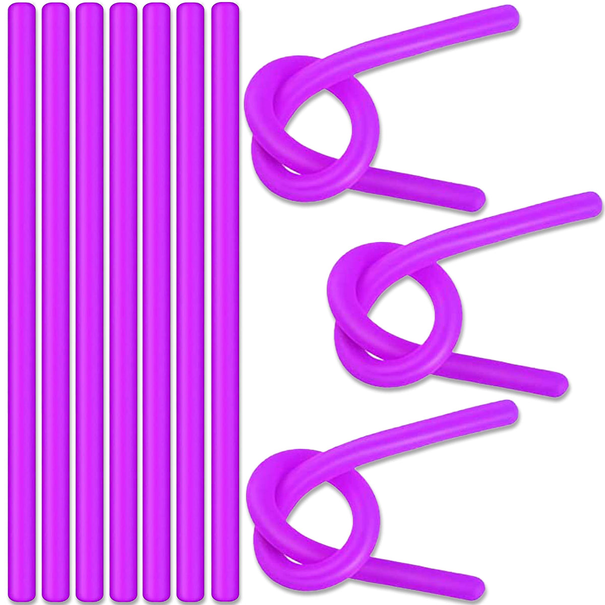 Monkey Noodles - 10 Stretchy Sensory Toys for Kids and Toddlers - Autism Sensory Products - Stretchy String - Party Favors for Kids - Treasure Box Toy for Classroom - Easter Fillers - Purple