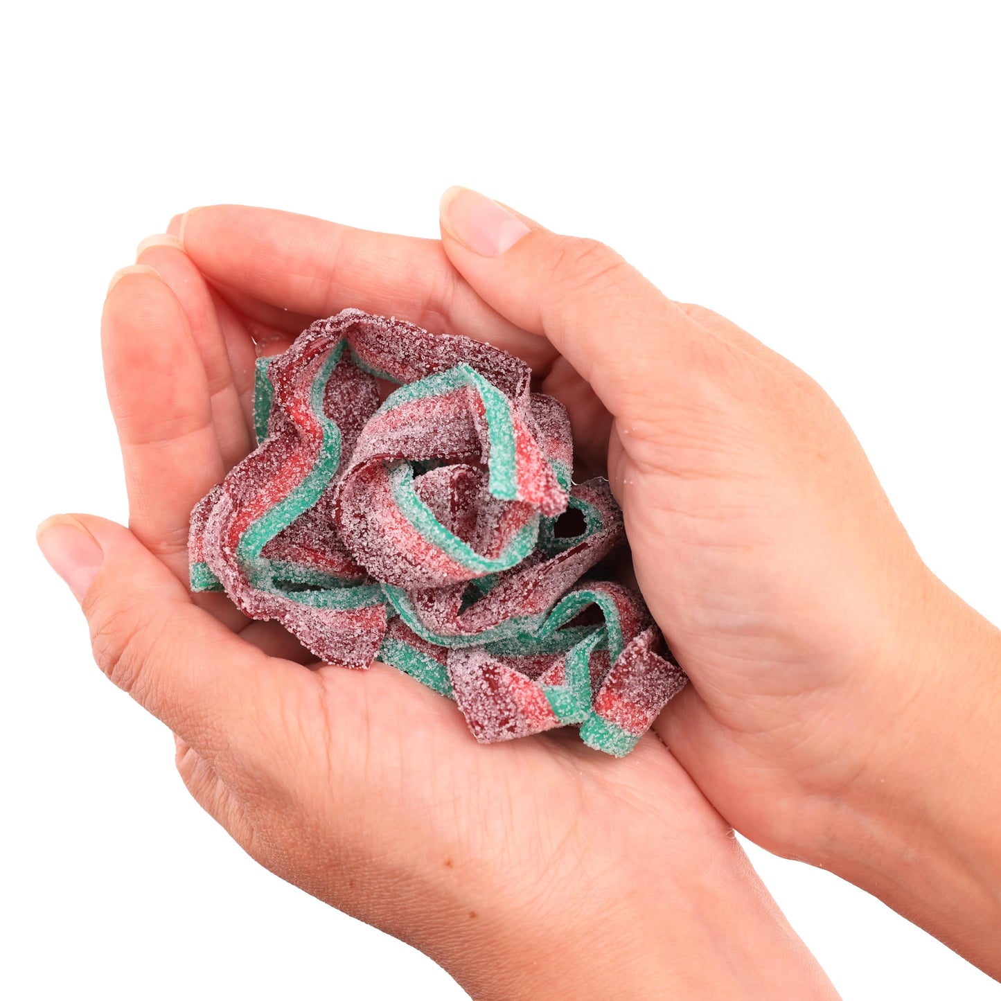 Sour Candy Belts - Candy Sour Strips - 1.3 LB Bulk Candies Sour Belts - Sour Ribbons - Sour Cotton Candy Ribbons - Peanut Free