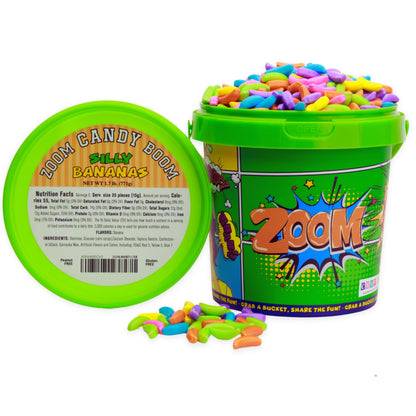 Bananas Runts Candy 1440 pcs 1.7 lb per Bucket - Assorted Banana Candy Hard Candy Bulk Crazy Bananas for Vending Machine, Party Favors, Goody Bags, Cake Decorations, Pinata & Gumball Machine Refills