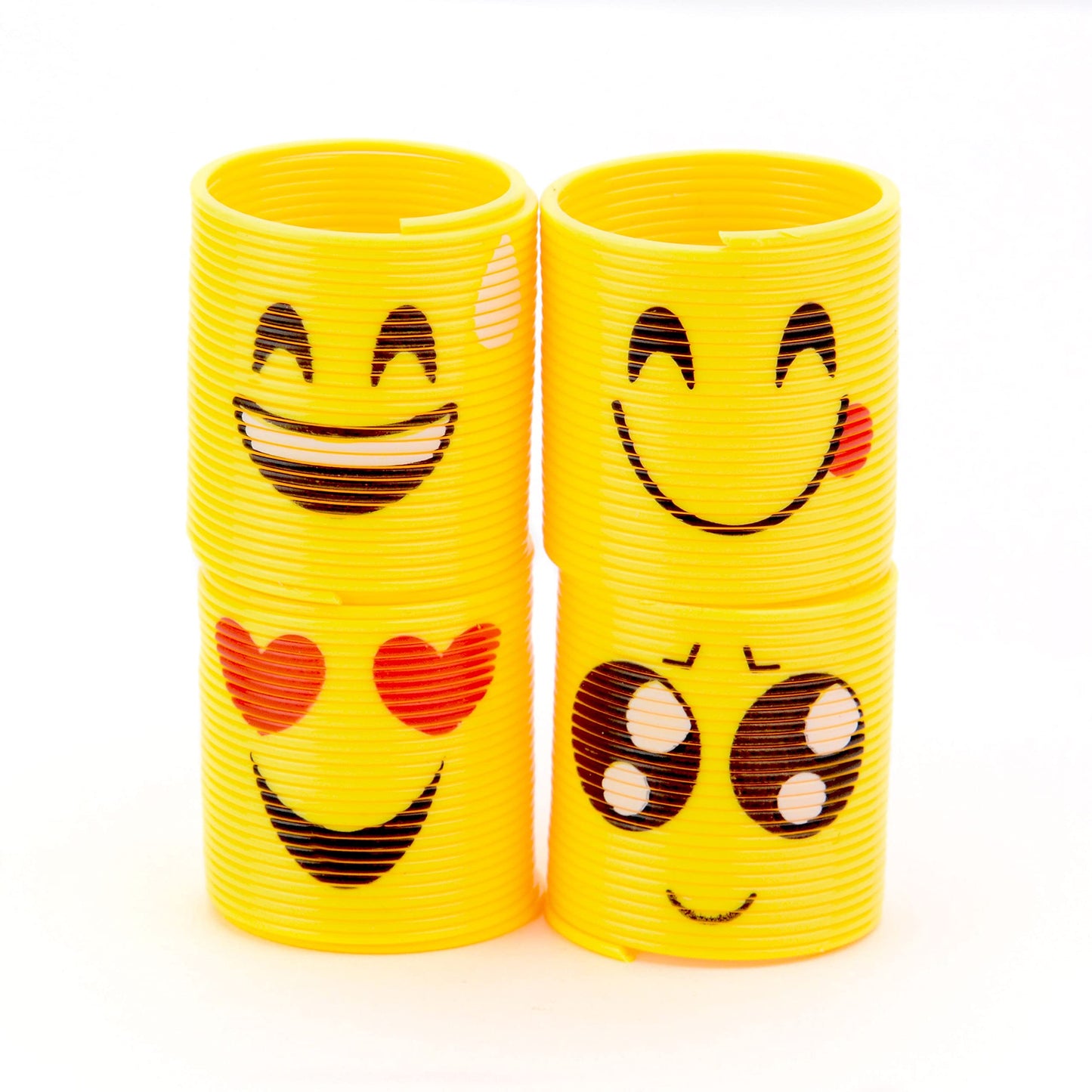 Coil Spring Toy Party Favors for Kids - Emoticon Coil Spring Assortment - Coil Bulk Toys 1.4-12 Pcs - Emoji Mini Toys - Mini Coil for Goody Bags