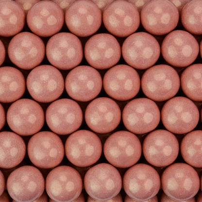 Gumballs for Gumball Machine - Shimmer Rose Gold Gumballs - Bubble Gum Flavoring 1 Inch Large Gumballs - Kids Gum - Bulk Gum Balls 2 Lb