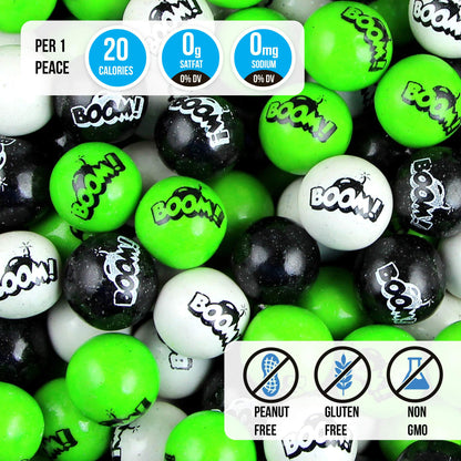Gumballs for Gumball Machine - BOOM! Bubble Gum Balls - 1 Inch Large Gumballs - Kids Gum - Gumball Machine Refills - Bulk Gum 2 Lb