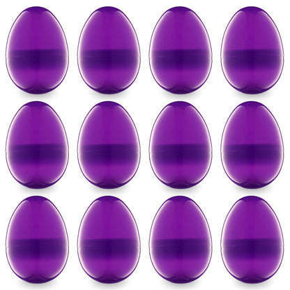 Easter Eggs 3” - Bright Fillable Easter Eggs – 12 pcs - Easter Basket Stuffers - Empty Large Enough to Hold Toy and Candy - Plastic Easter Egg Filler Bulk - Egg Hunt Kids Surprise
