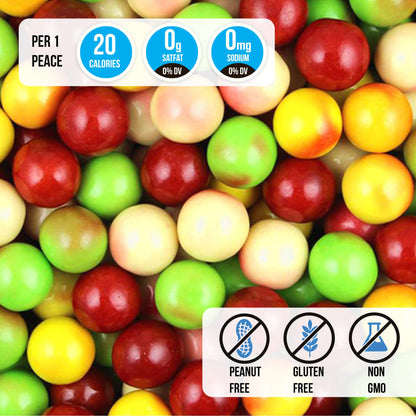 Gumballs for Gumball Machine - 1 Inch Large Gumballs - Apple Flavored Bubble Gum Balls - Gumball Machine Refills - Bubble Gum Bulk 2 Lb