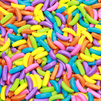 Bananas Runts Candy 15 OZ - 4 Packs. Assorted Crazy Banana Hard Candies for Party Favors Goody Bags Cake Decorations Pinata Candy Mix Gumball Machine Refills