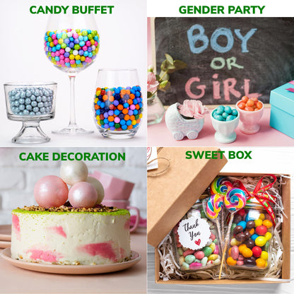 Gumballs for Kids - Gumball Machine Refills - Chewing Gum - Fruit Bubble Gum