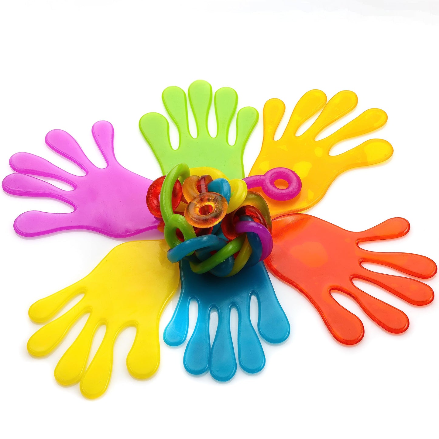 Sticky Hands for Kids - Jumbo Slappy Hands - Stretchy Toys - Giant Sticky Hand - Sensory Toys - Party Favors