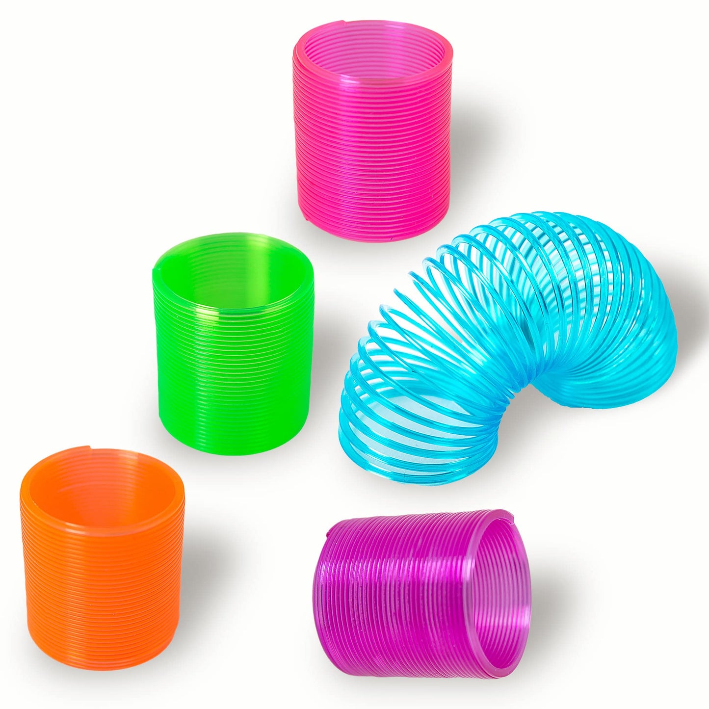 Coil Spring Toy - Kids Party Favor - Easter Egg Fillers - Goodie Bag Supplies - Pinata Stuffers - Bulk Gifts for Kids - Classroom Prizes