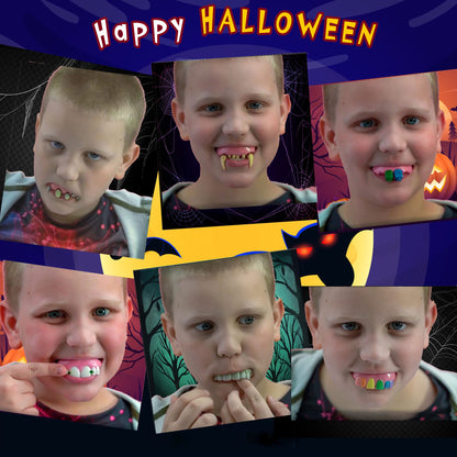 Halloween Fake Teeth for Party Favors for Kids - Easter Egg Fillers - Goodie Bag Supplies - Pinata Stuffers - Bulk Gifts for Kids