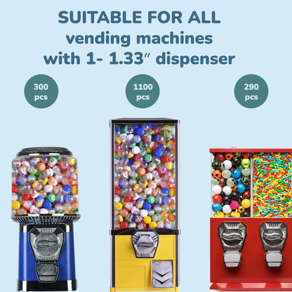 Entervending Unicorn Mini Toys in Capsules - 50 Pcs of 1.1 Inch Acorn Capsules and Unicorn Toy for Kids - Plastic Capsules for Toys Bulk – Mini Unicorn Toys - Classroom Prizes Easter Egg Stuffers