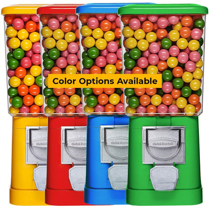Green Home Vending Machine - Bubble Gum Machine for Kids - Gumball Machine Bank - Coin Gumball Machine - Gift Kid Gum Ball Machine Without Stand