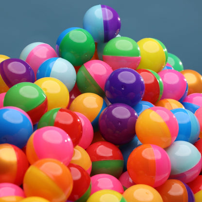 Capsule Vending Machine Colored Round Capsules Empty 50 pcs 1.26 inch - Gumball Machine Capsules Bulk Party Favor Containers - Easter Basket Stuffers Birthday Gifts Pinata Stuffers DIY Craft Supplies