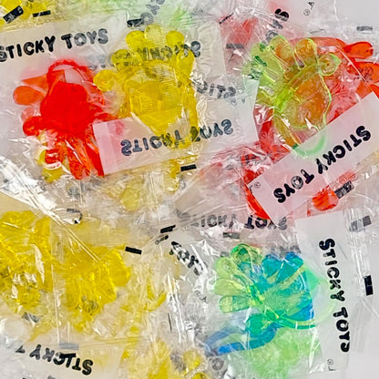 Sticky Hands for Kids - Slappy Hands - Stretchy Toys - 7 Inch Sticky Hand - Sensory Toys - Party Favors for Kids - Easter Toys