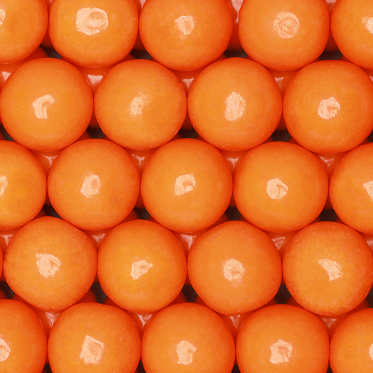 Gumballs for Gumball Machine - 1" Inch Orange Flavored Bubble Gum - 1.7 LB Bag