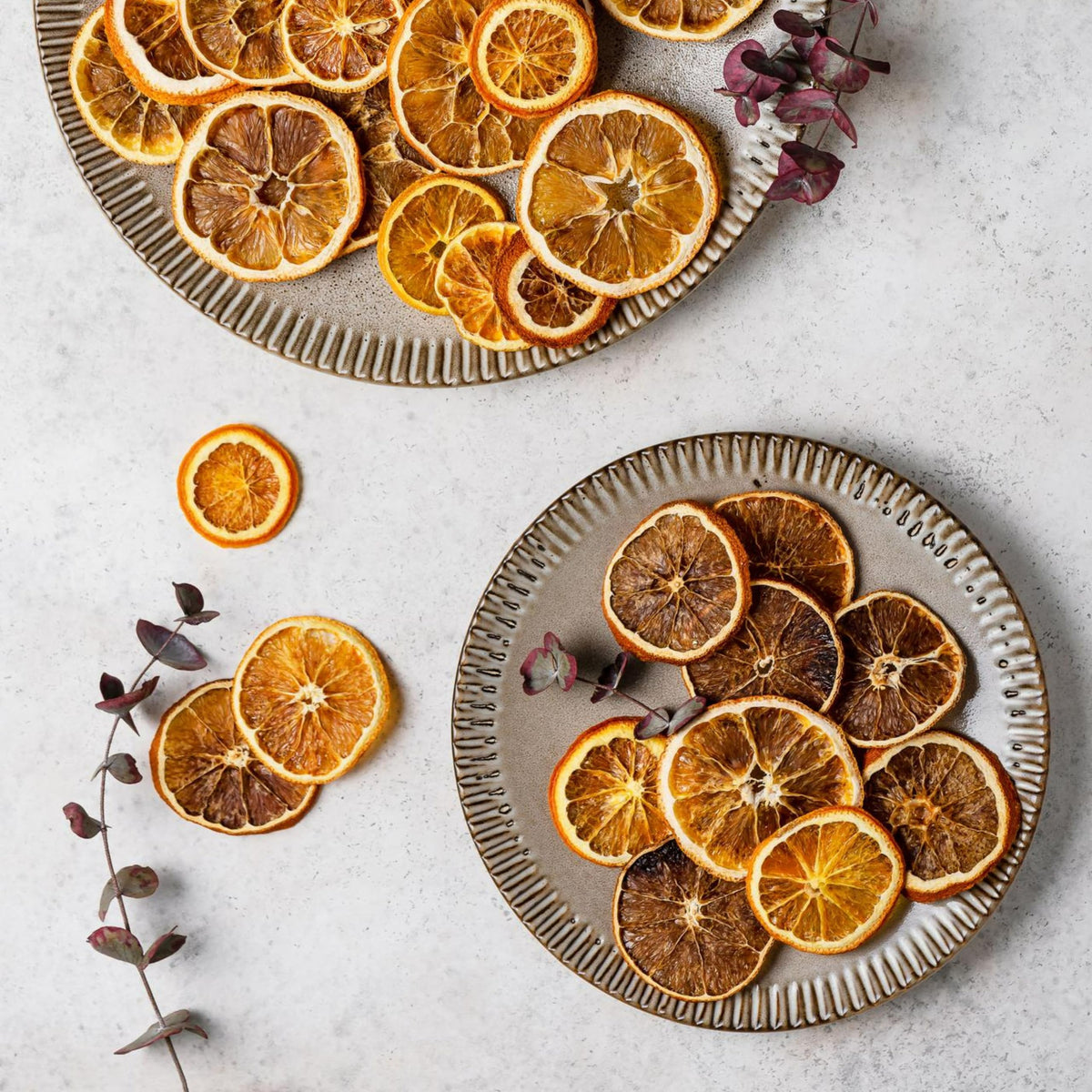 Natural & Sugar Free - 2.5 OZ Premium Dehydrated Orange Slices for Cocktails Tea Cake Decoration - Dried Citrus for Cocktail Garnish