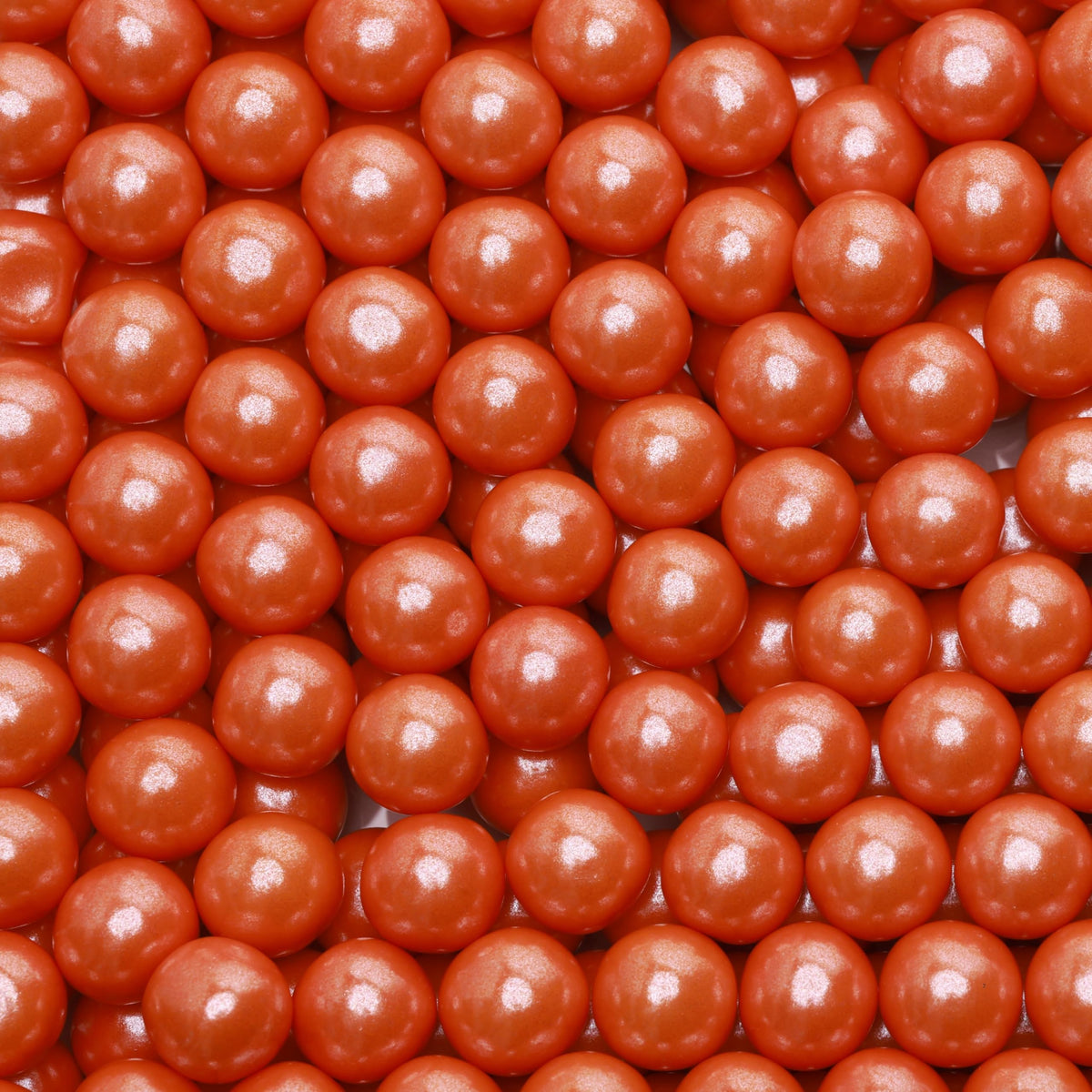 Shimmer Gumballs - Orange Candy Bubble Gum for Kids - 45 Pearl Orange Gumballs per Bag Chewing Gum - Nostalgic Valentines Candy for Party Favors Easter Basket & Sweet Treats, 16mm (0.62 inch)