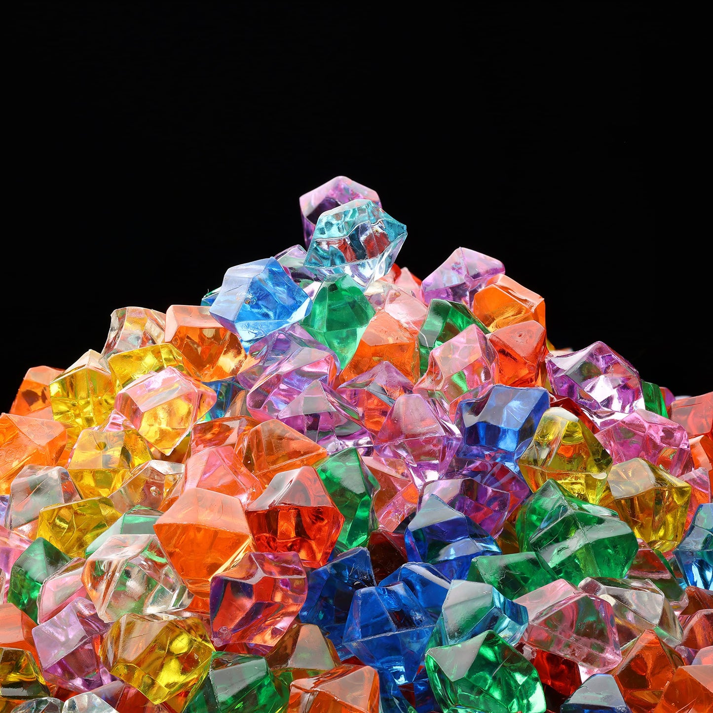 Acrylic Gems - 10.6 OZ (300 g) Jewels - Assorted Color Plastic Gemstones - Table Scatters Crystals - Aquarium Jewels Decor